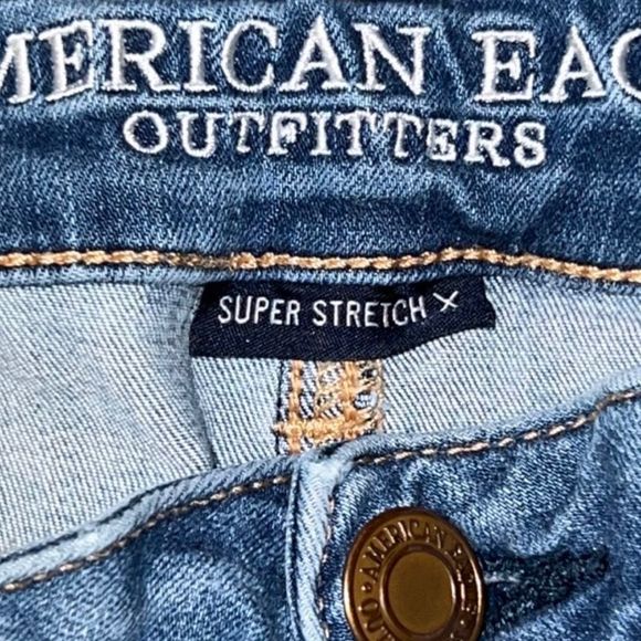 American Eagle Super Stretch X Jeans Size 14 Long 32x30 - Picture 3 of 6